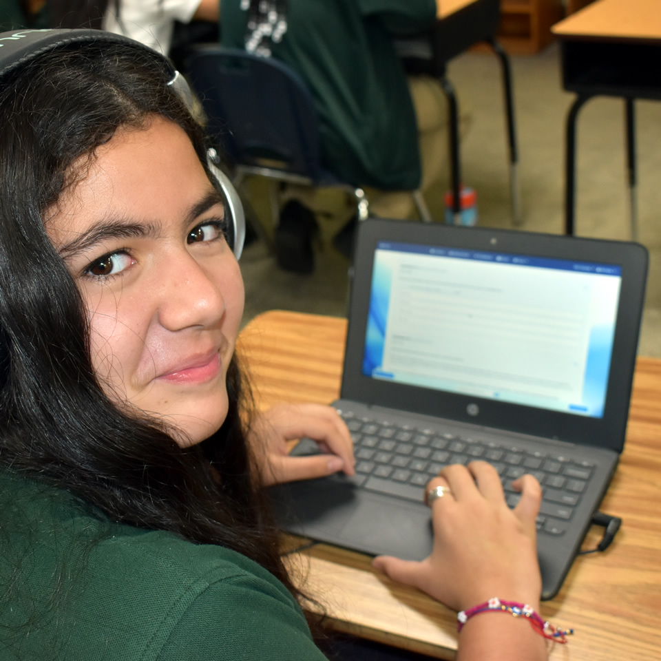 Middle school academics and small-group instruction at Kids Learning Center